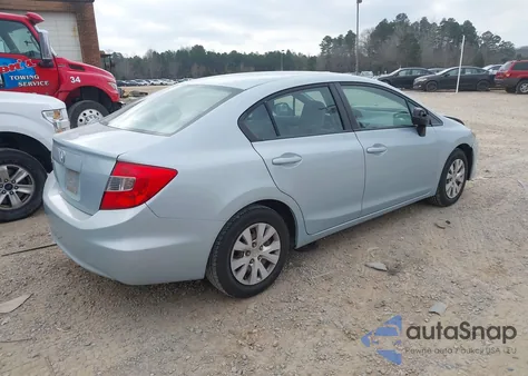 2012 Honda Civic Lx from USA, damaged, VIN 19XFB2F50CE046216